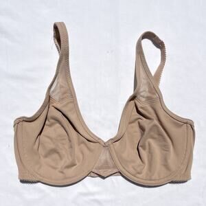 Wacoal Body By Wacoal Seamless Underwire Unlined Bra 32D Beige 6515